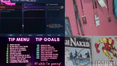 Image of Full archive of augustharper nude recordings. Monitor and record augustharper for free from Chaturbate.