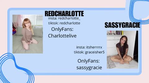 Image of Full archive of redcharlotte nude recordings. Monitor and record redcharlotte for free from Chaturbate.
